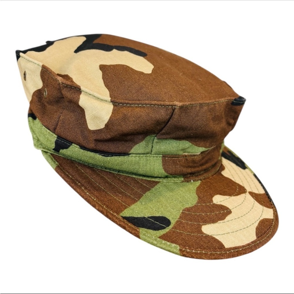 U.S. Woodland Camouflage Pattern Military Style Men’s Cap Size Large